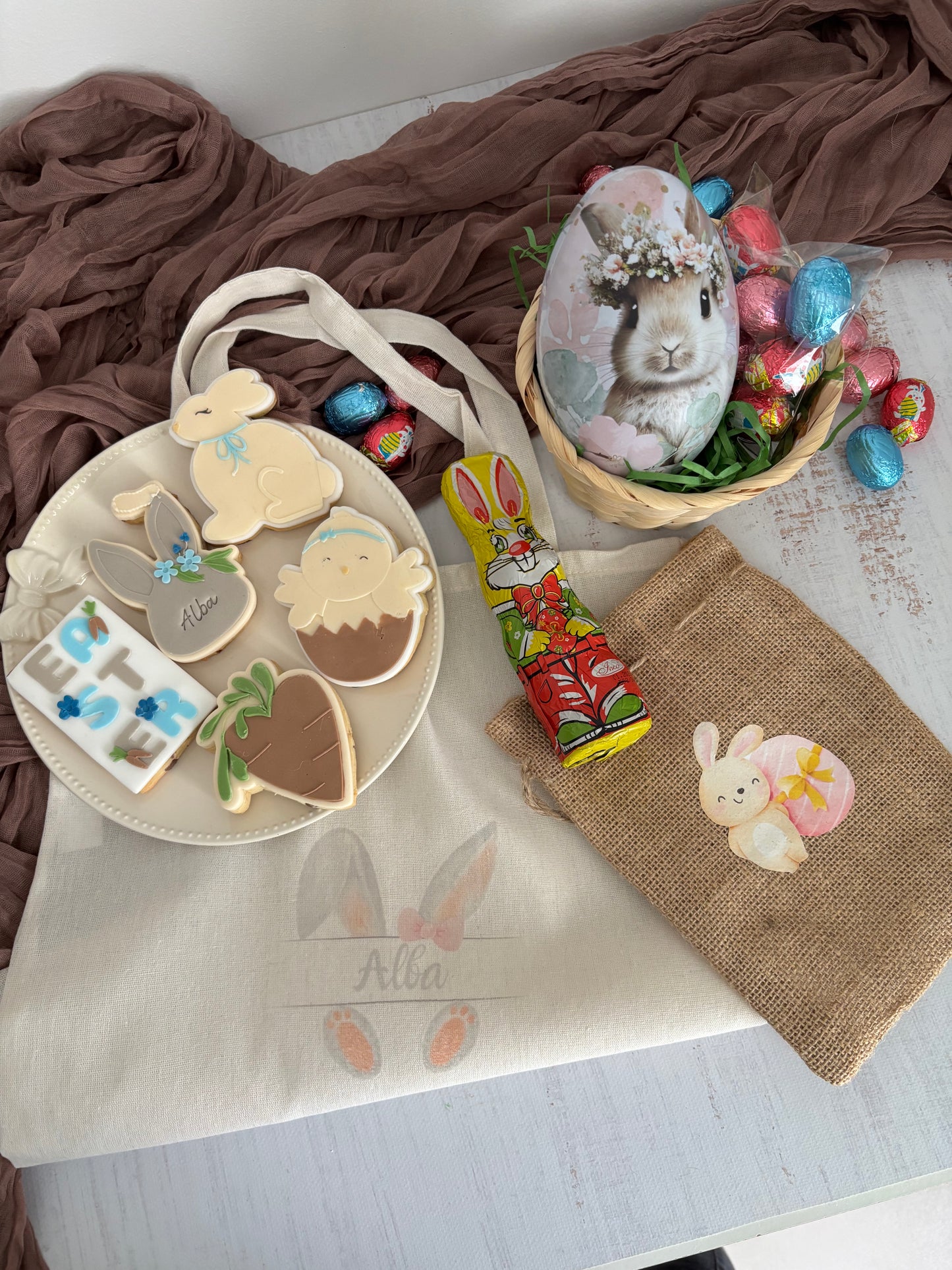 Méga coffret de Pâques + ToteBag personnalisé