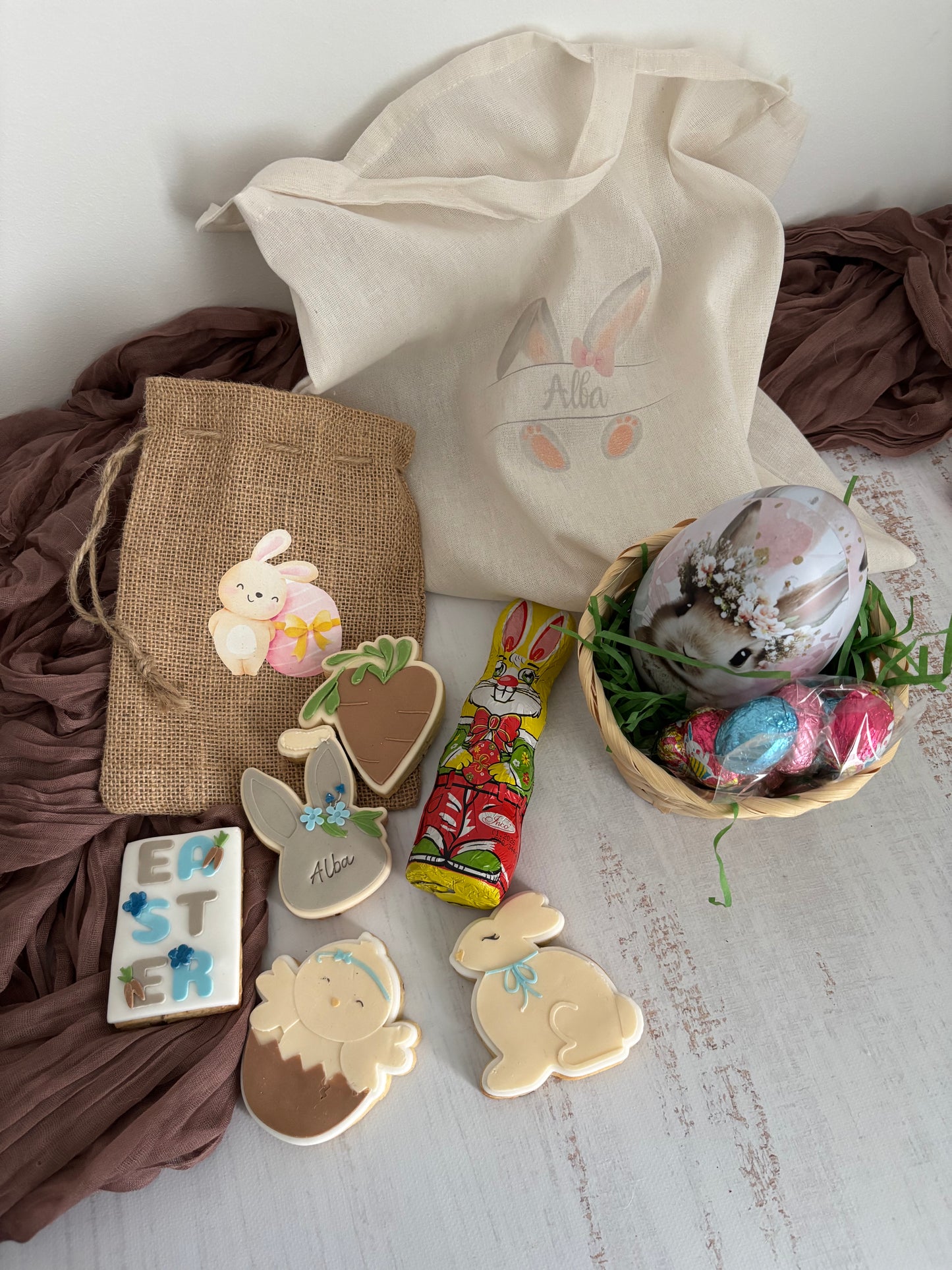 Méga coffret de Pâques + ToteBag personnalisé