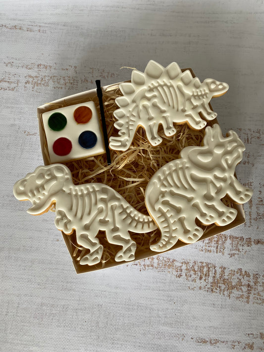 Kit de biscuits à peindre - Thème dinosaures