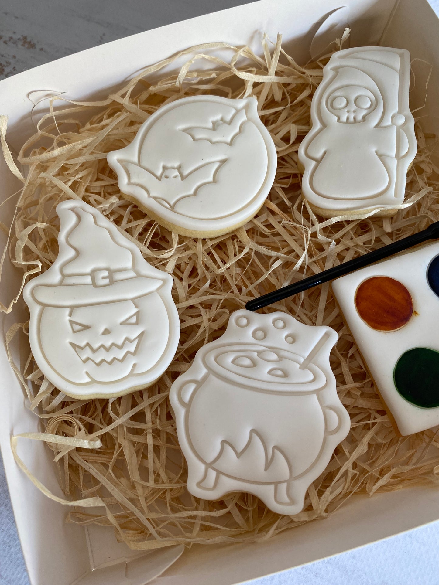 Kit de biscuits à peindre - Thème Halloween